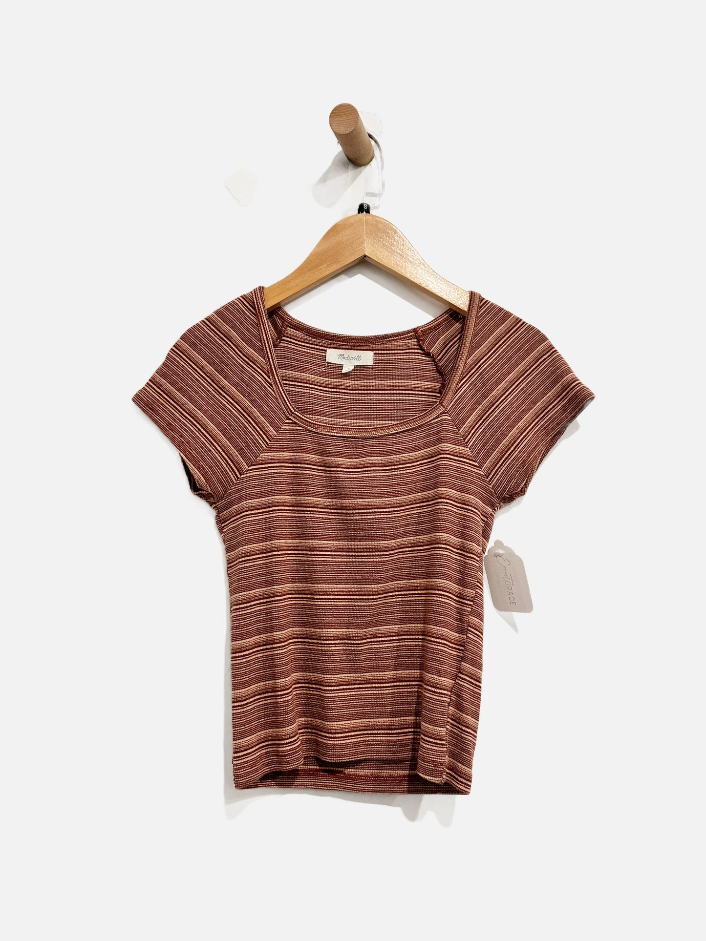 Madewell Red Stripe Tee - Small