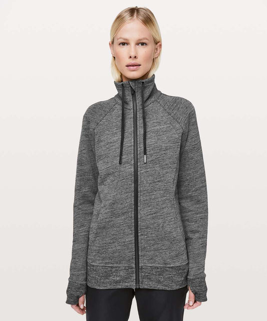 Lululemon Huddle & Hustle Jacket in Heathered Grey - 8