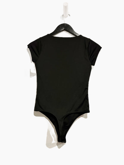 Z Supply Lucia So Smooth Bodysuit in Black - XS