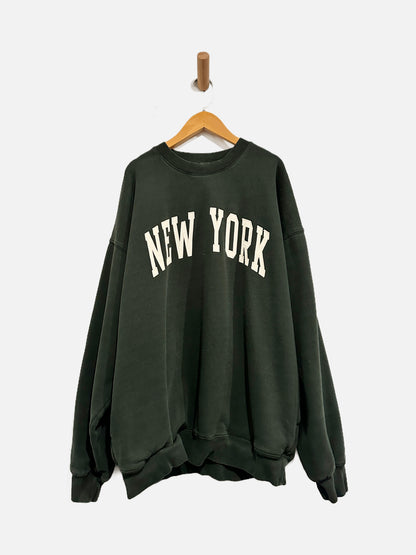 John Galt Green New York Crewneck