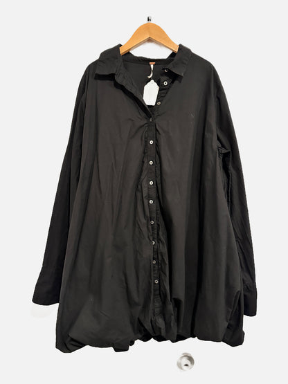 Free People Nova Shirtdress in Black - Medium