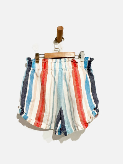 Tractr Kids Linen Stripe Shorts - 14