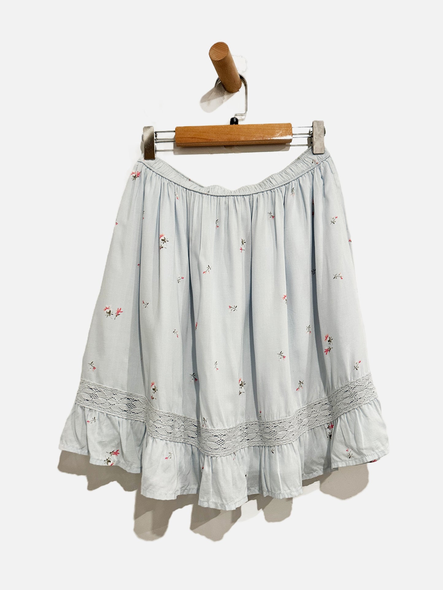 Abercrombie & Fitch Blue Floral Mini Skirt - Small