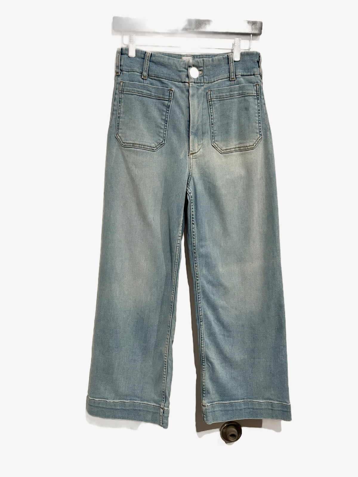 Anthropologie Maeve The Collette High Rise Wide Leg Cropped Jeans - 29