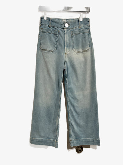 Anthropologie Maeve The Collette High Rise Wide Leg Cropped Jeans - 29