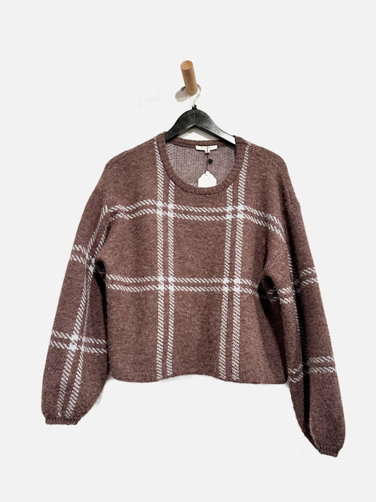 Z Supply Plaid Sweater - Medium