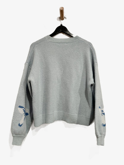 Ibsorge Blue Bow Sweater - Medium