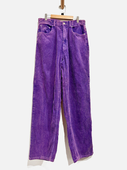 Urban Outfitters Purple Corduroy High Rise Baggy Pants - 30