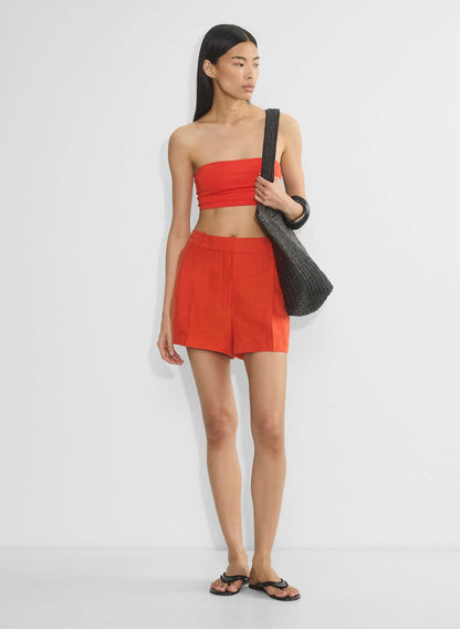 Aritzia The Effortless Short in Poppy Red - 6