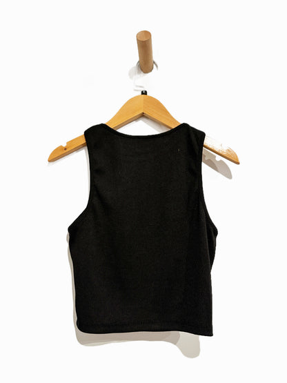 Princess Polly Black Ribbed Tank and Pant Set - 4