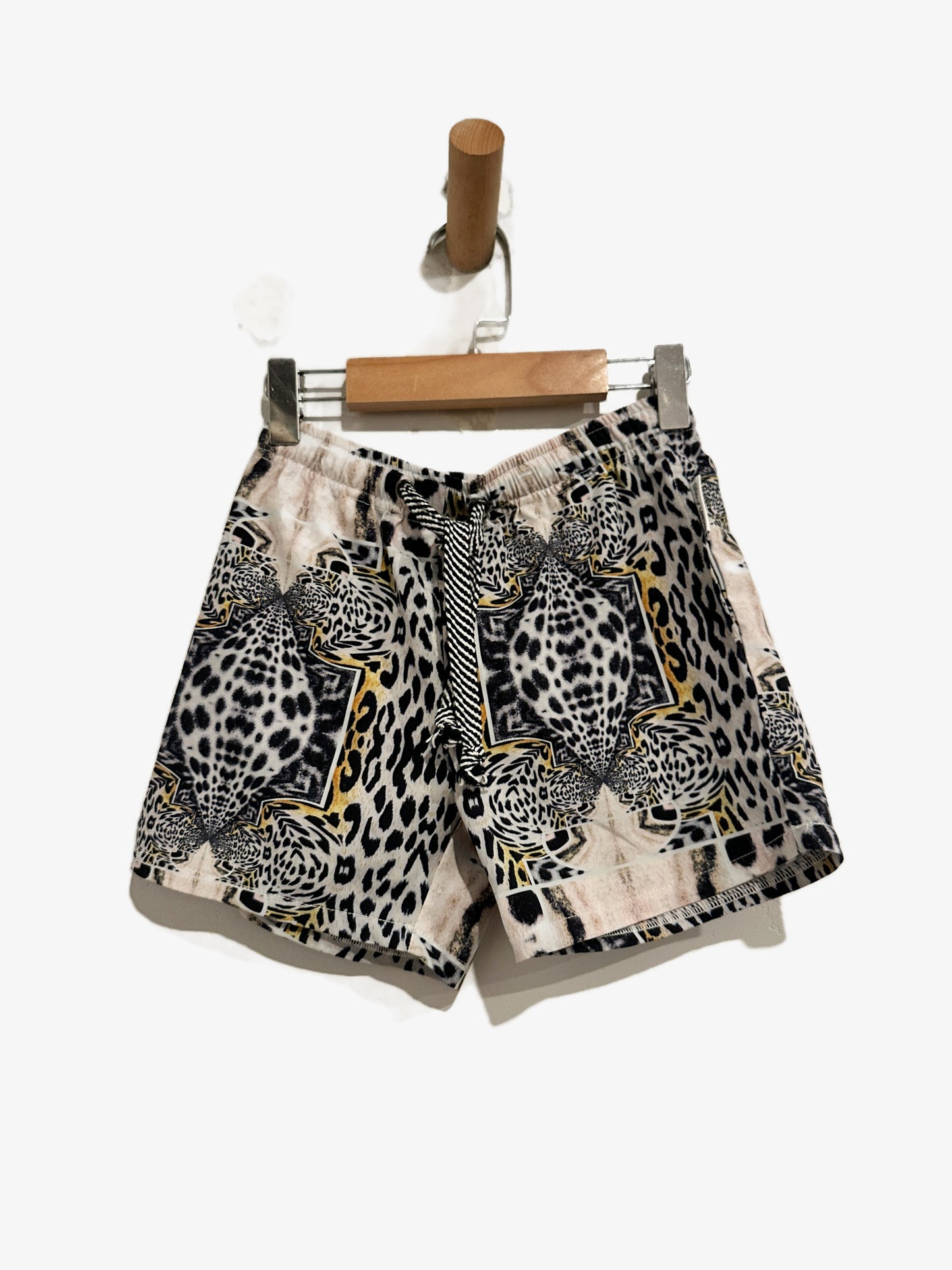 Duke of London Leopard Wavy Print Swim Trunks - 5