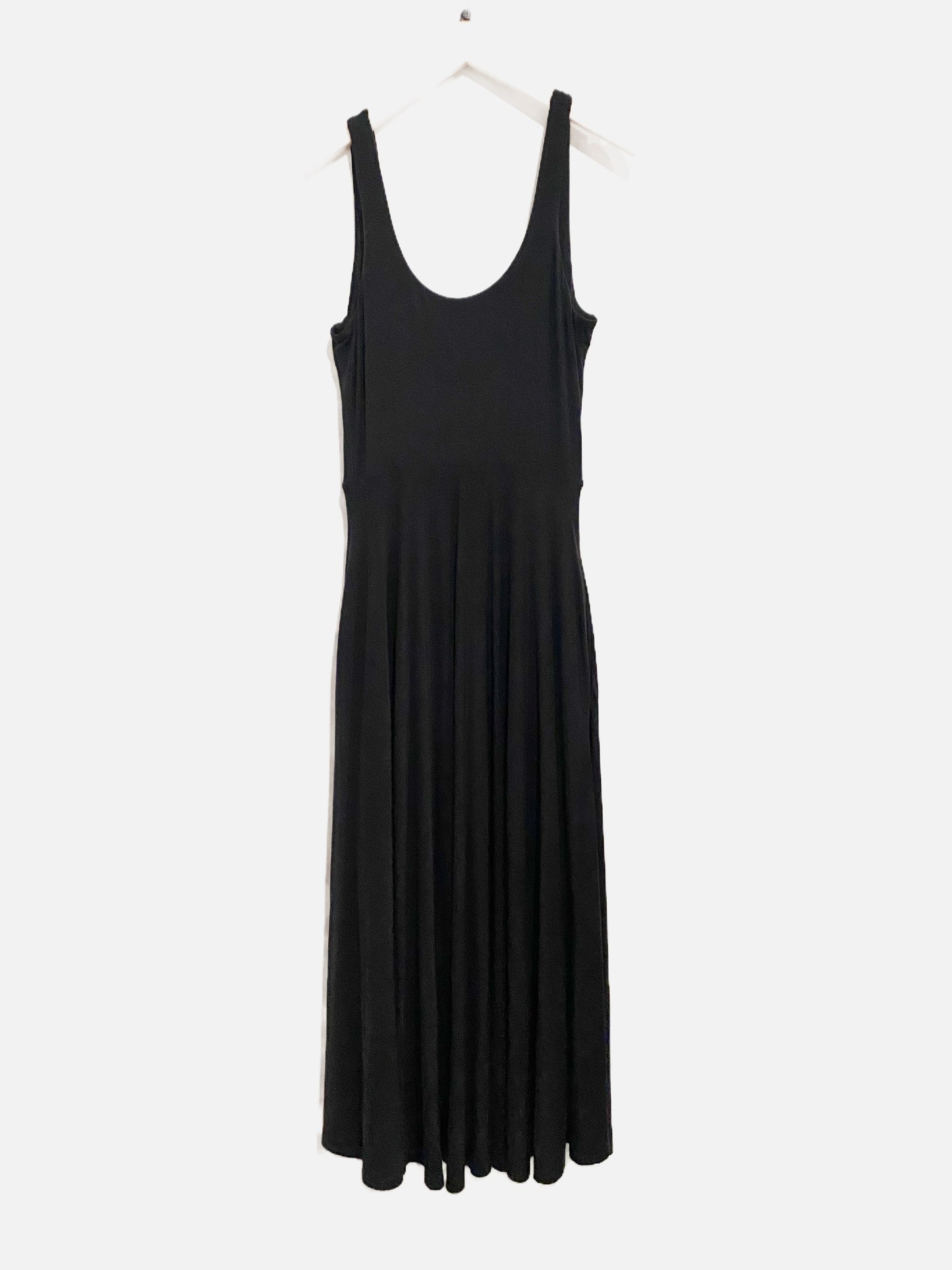 Athleta Santorini Black Midi Dress - Small