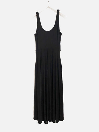 Athleta Santorini Black Midi Dress - Small