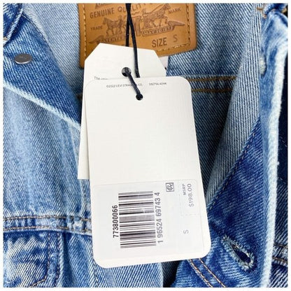 Levi's NWT Vintage Fit Relaxed Trucker Jacket With Patches Size Small