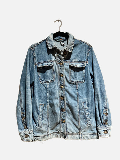 Free People Heritage Denim Jacket in Blue - XS