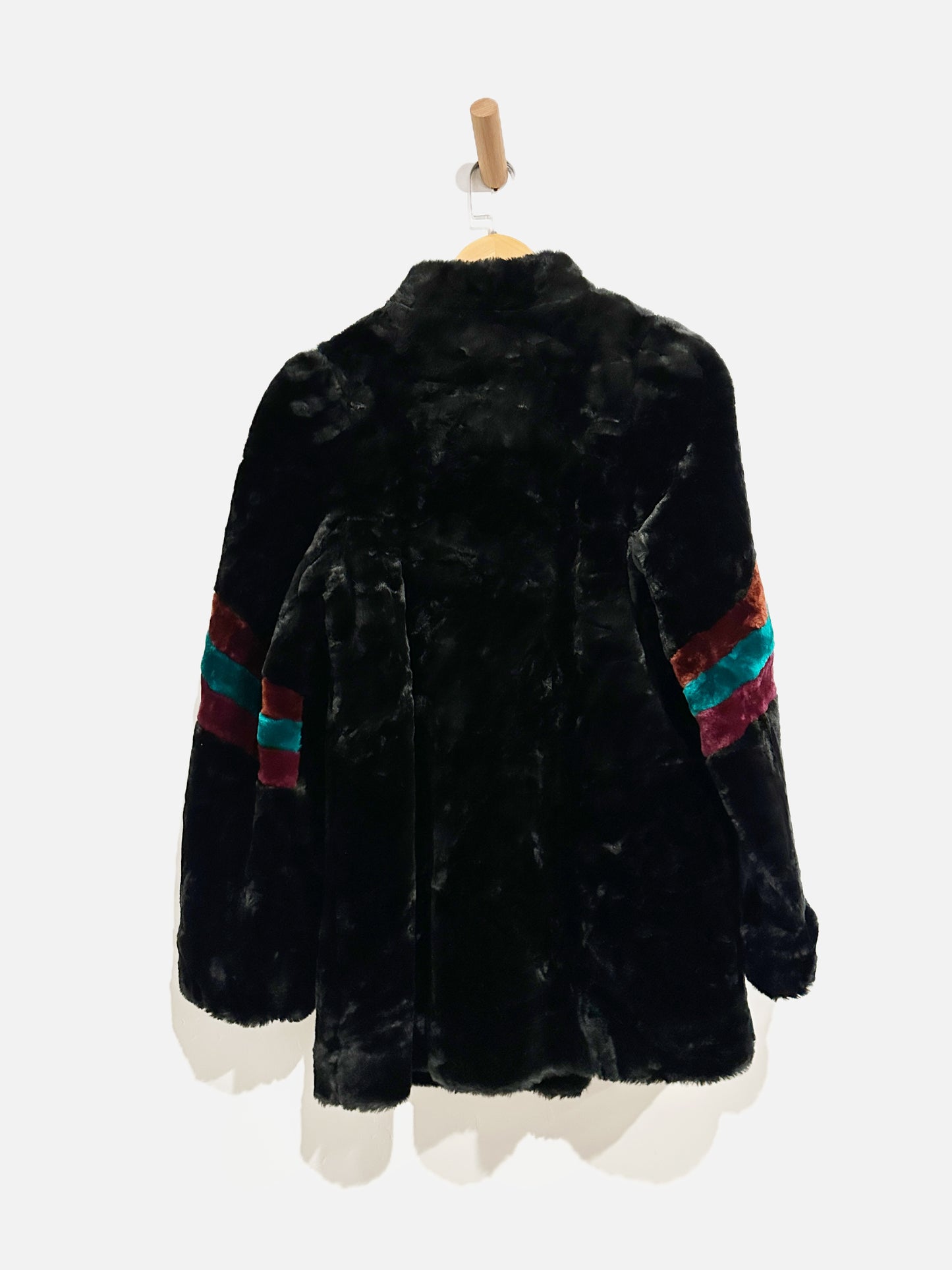 Carol Horn VIntage Black Faux Fur Jacket