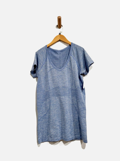 Lululemon Light Blue V-Neck Swiftly Tee - 8