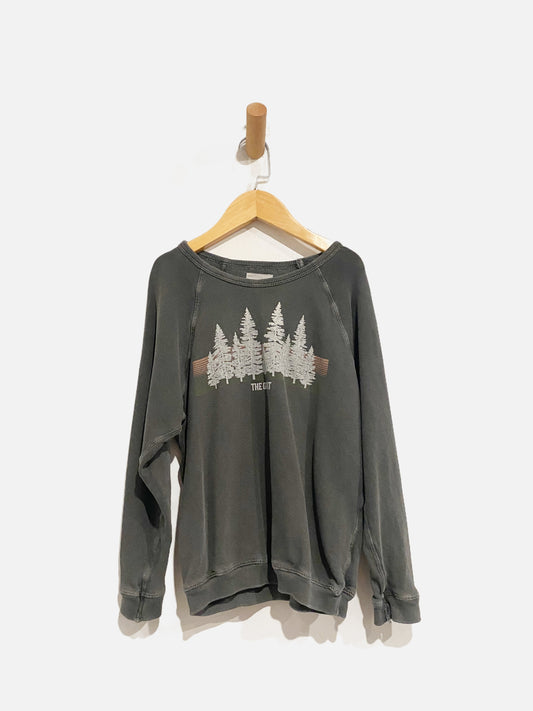 The Great. Gray Kids Tree Sweatshirt - 10