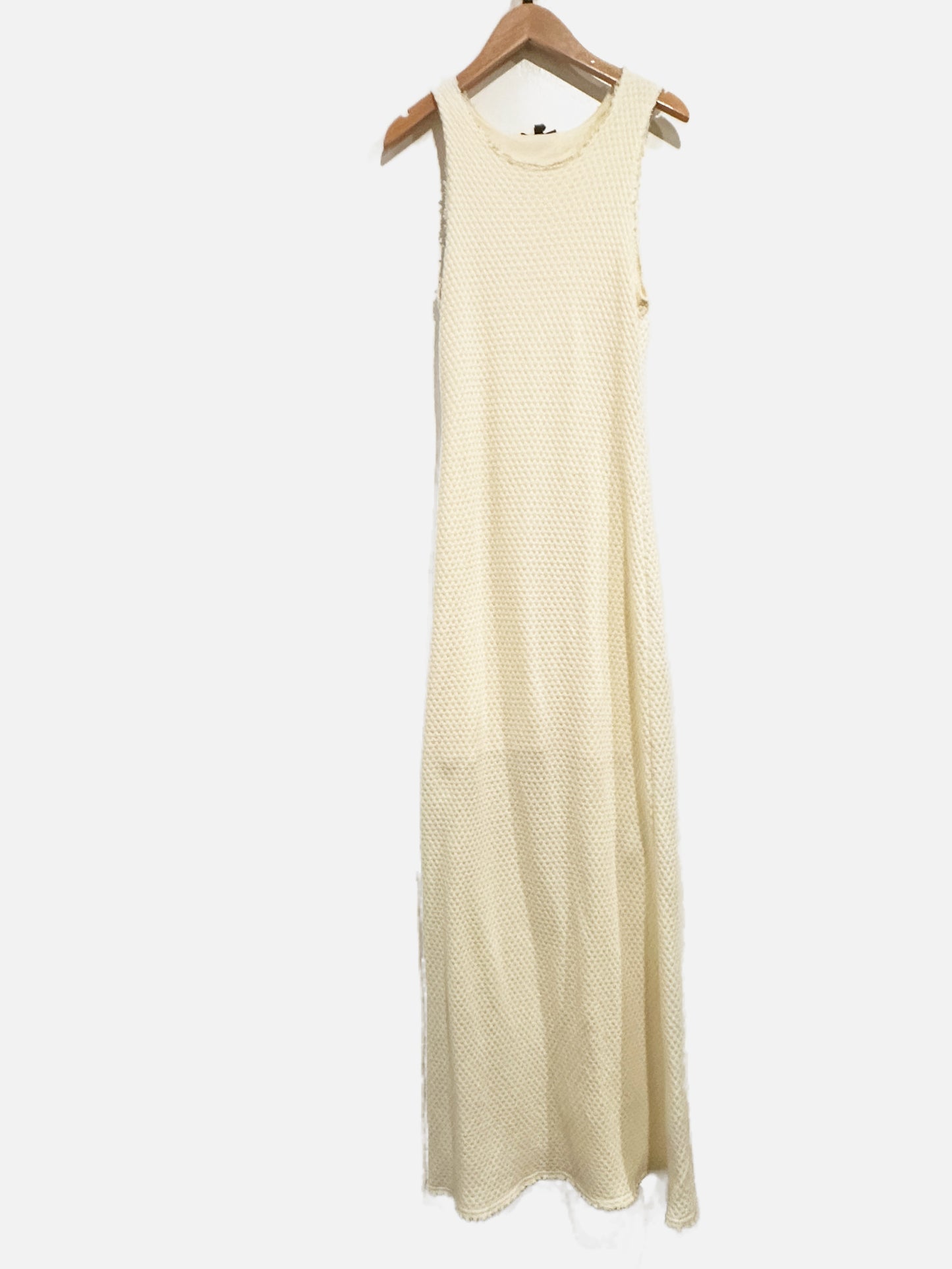 Rag & Bone Carine Crochet Tank Maxi Dress in Ivory - Small
