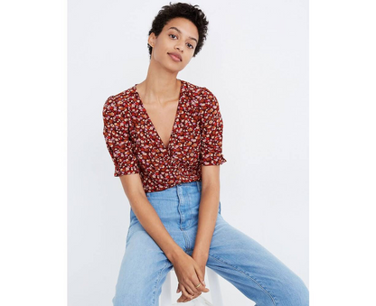 Madewell Floral Button Blouse - 2