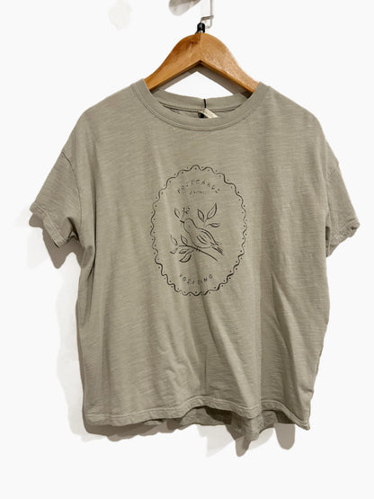 Rylee + Cru Gray Postcards Graphic Tee - 14