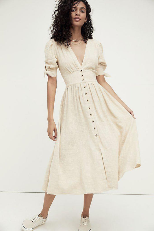 Free People Love of My Life Midi Dress - Small