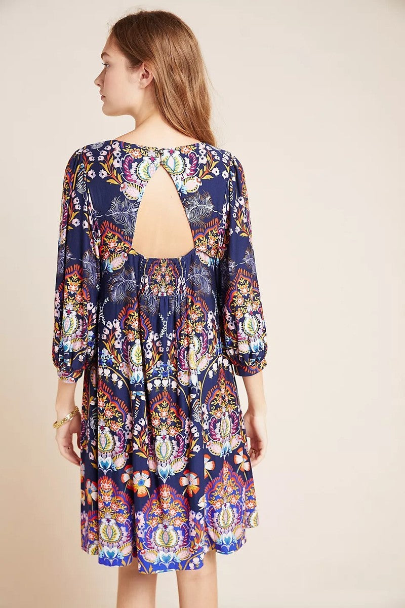 Anthropologie Maeve Sawyer Ballon Sleeve Dress - Large