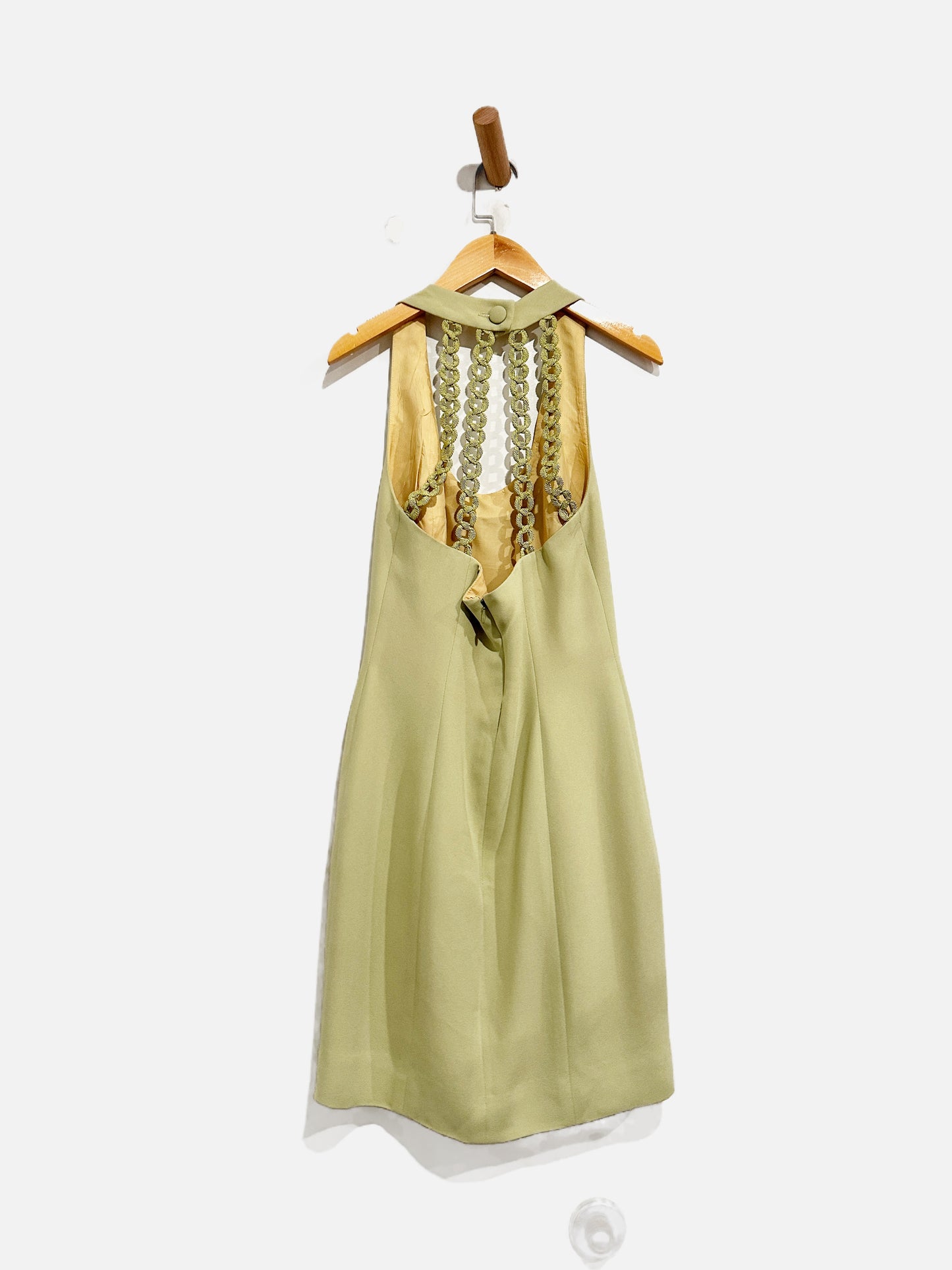 Nicole Miller Y2K Green Mini Dress - 6