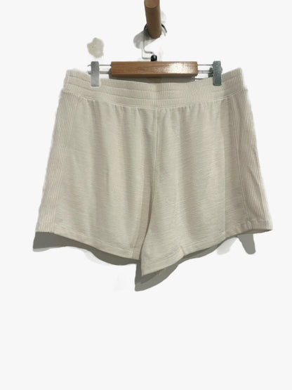 Rag & Bone Cream Knit Shorts - Medium