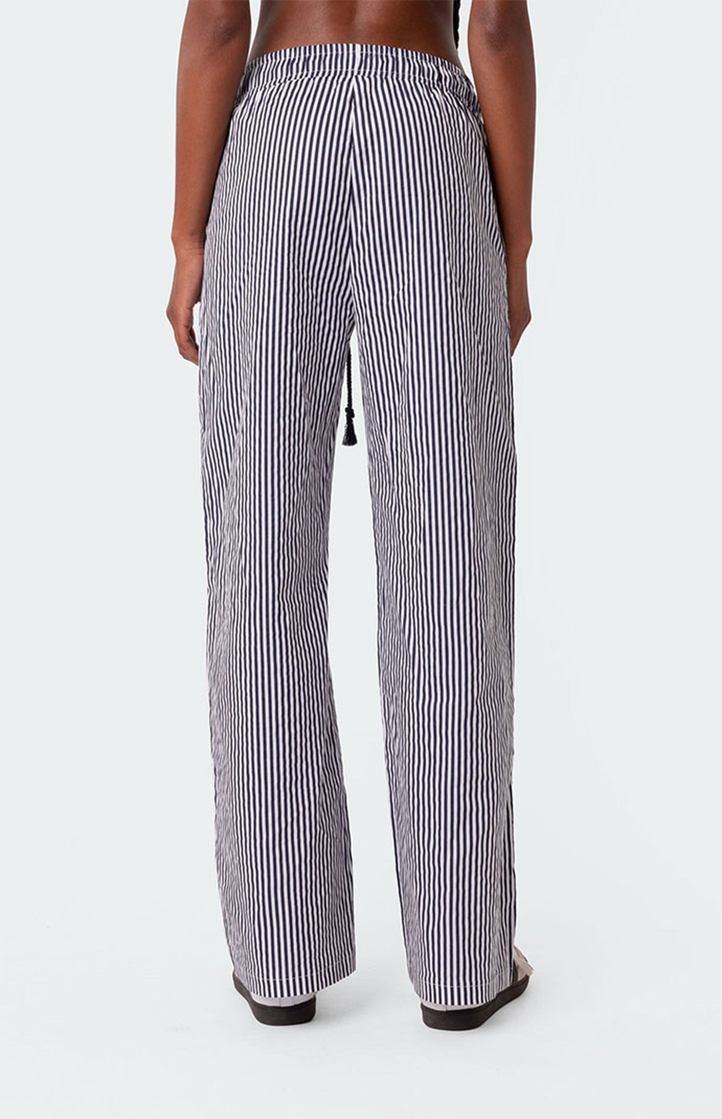 Edikted Seaside Striped Pants - Small