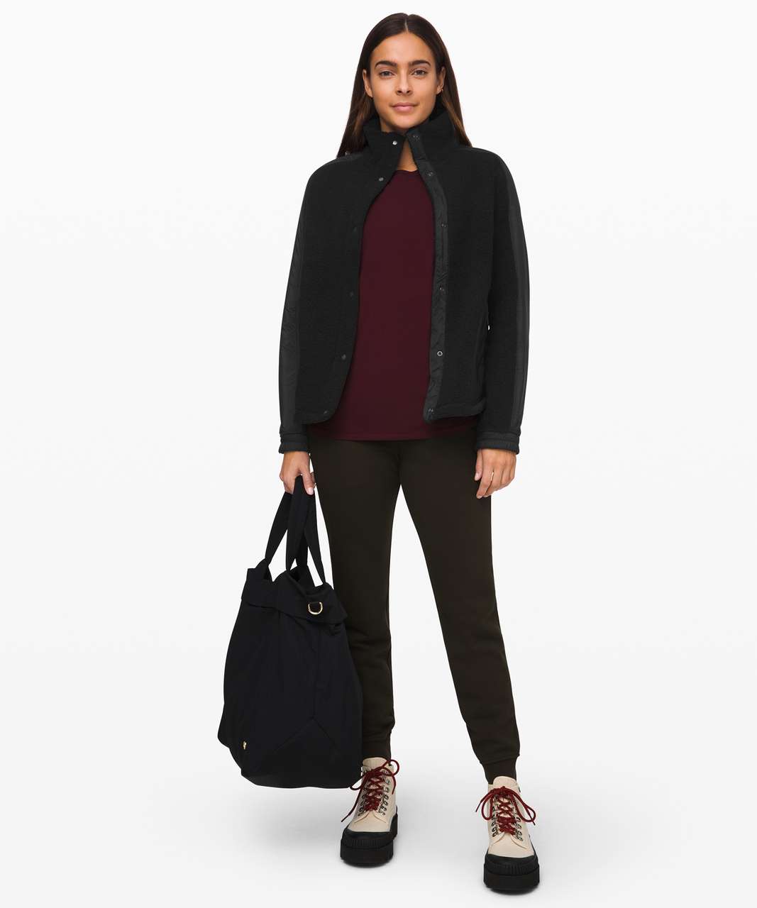 Lululemon Go Cozy Jacket in Black - 6