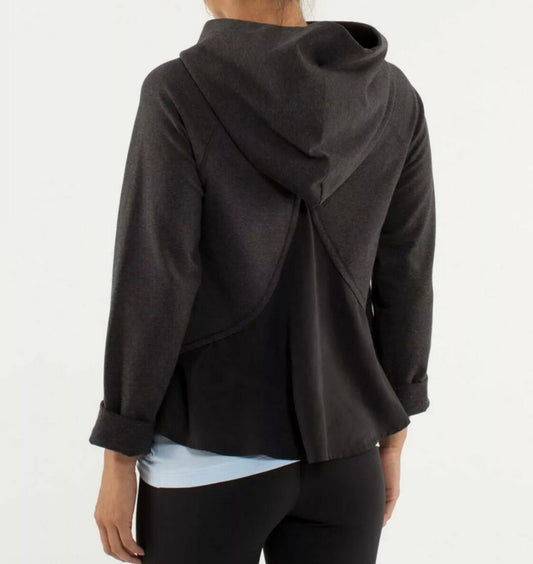 Lululemon Pull Me Over Gray Sweatshirt - 4