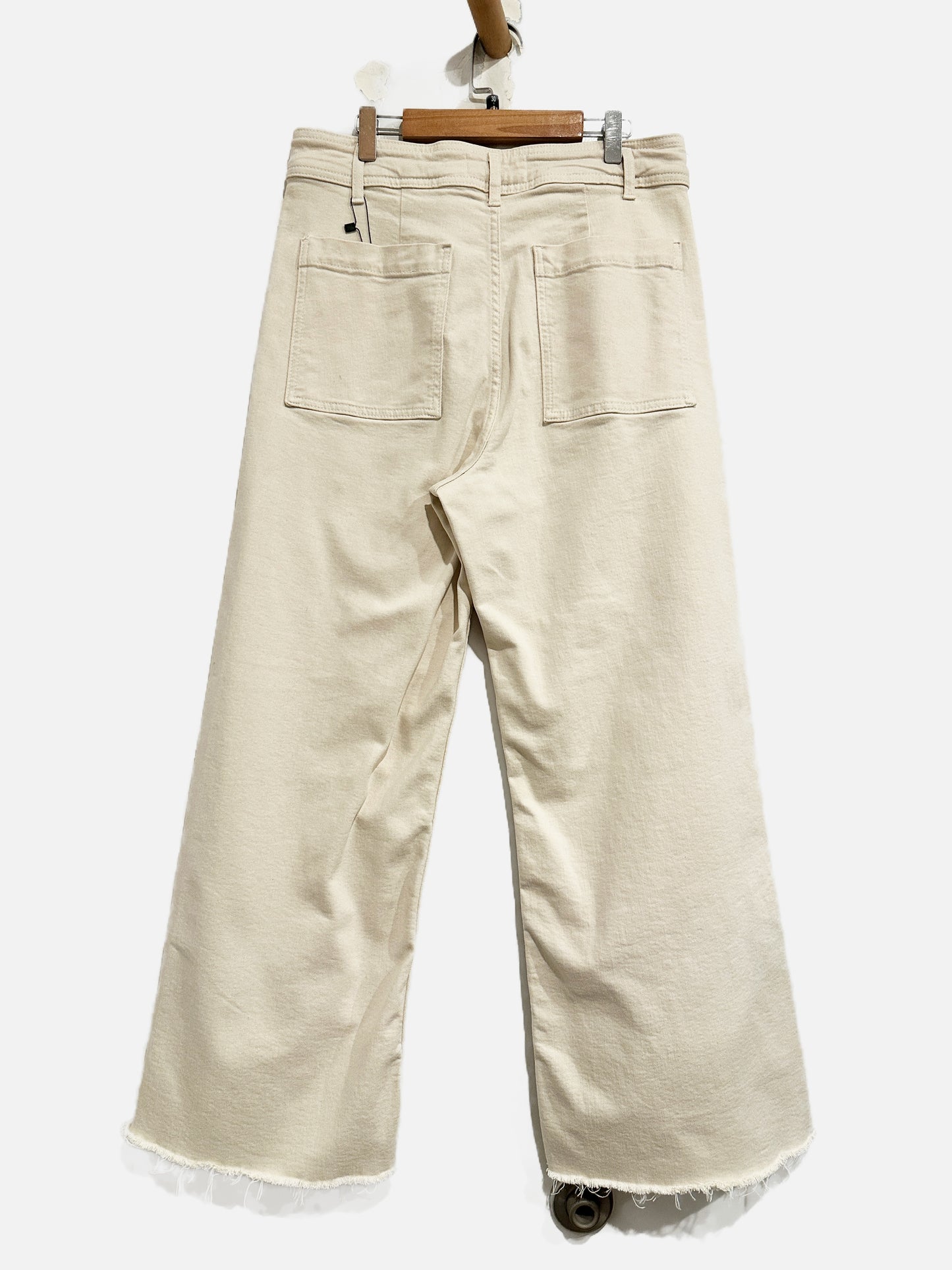 Zara Cream The Marine Straight Jeans  - 10