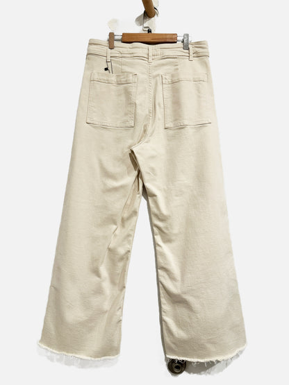 Zara Cream The Marine Straight Jeans  - 10