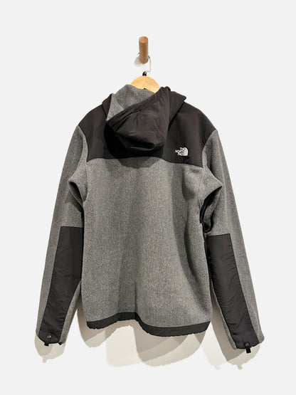 The North Face Men’s Grey Hooded Fleece Jacket - Small