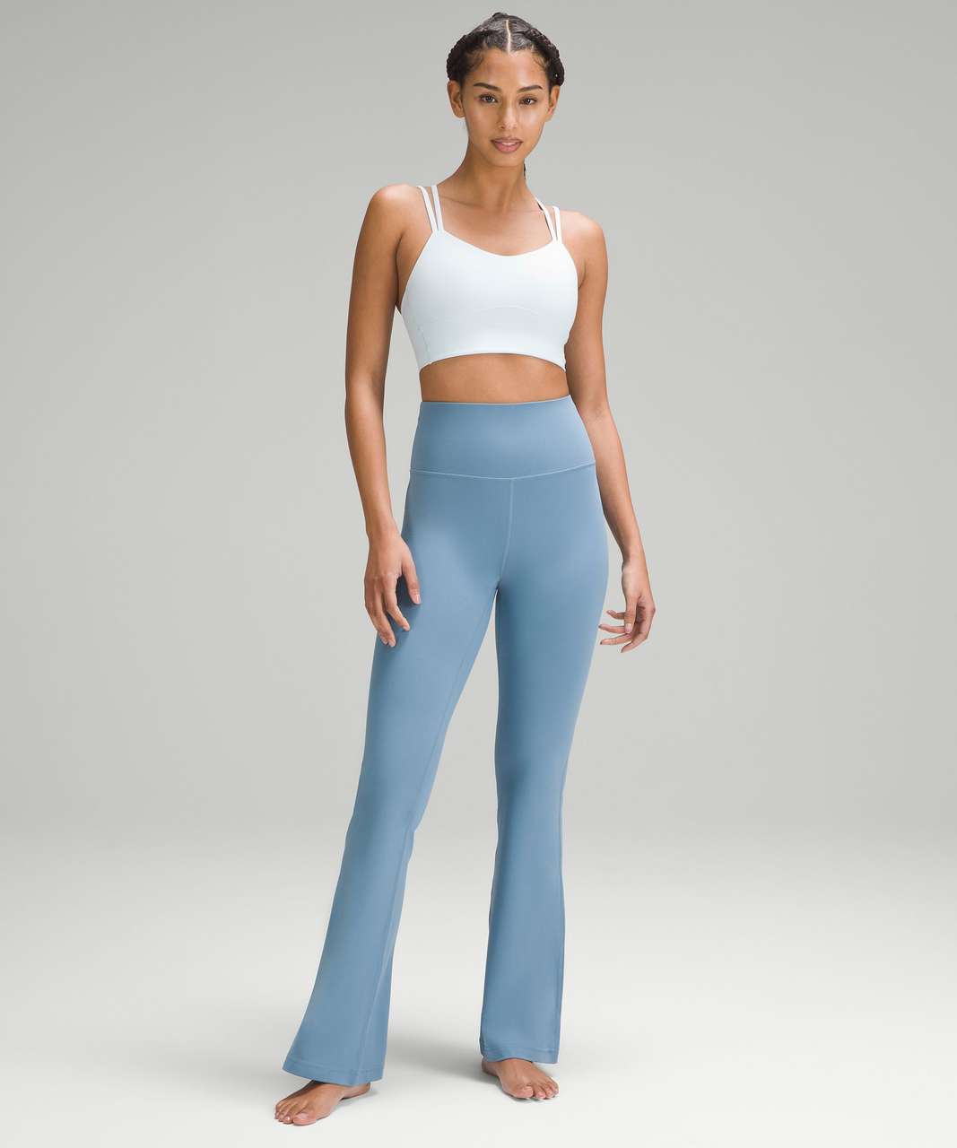 Lululemon Groove Super-High-Rise Flared Pant in Utility Blue - 8