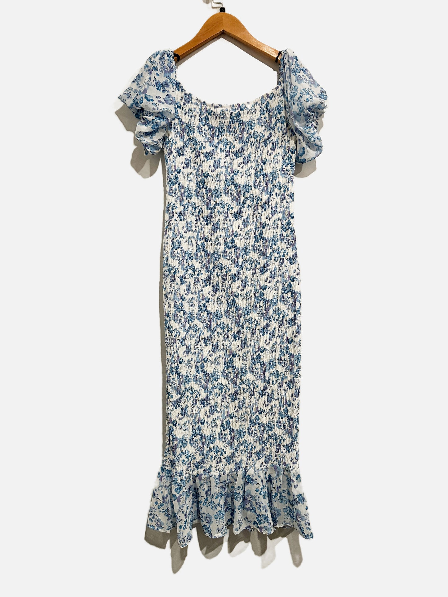 Hello Molly Blessings Midi Dress in Blue - Large