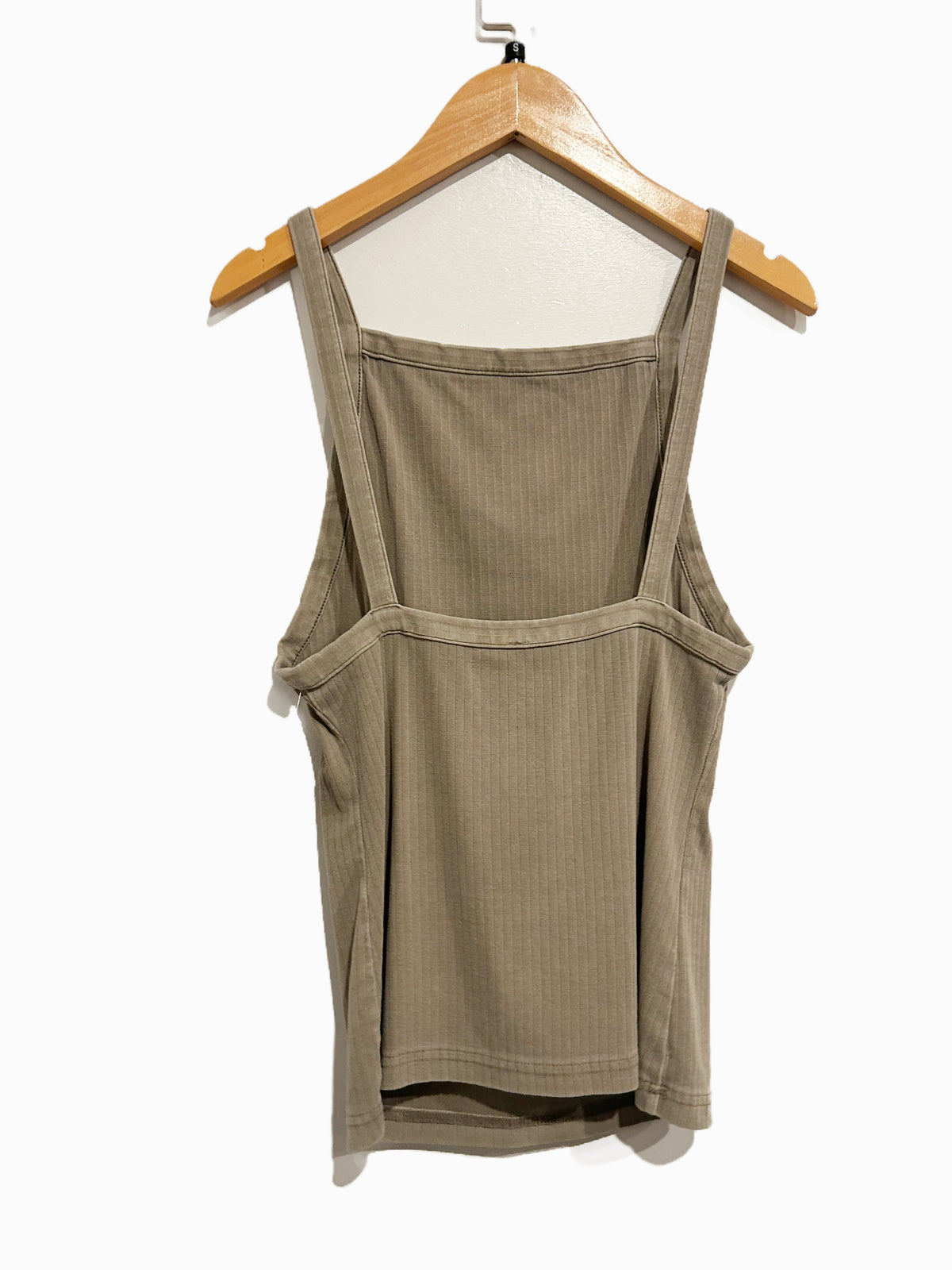 Free People Green Square Neck Tank - Small