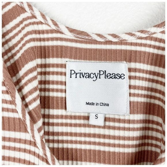 Privacy Please Orion Tank in Camel Size Small