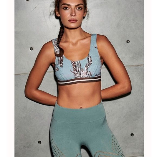 NWT Free People Serene Printed Sports Bra Size XS