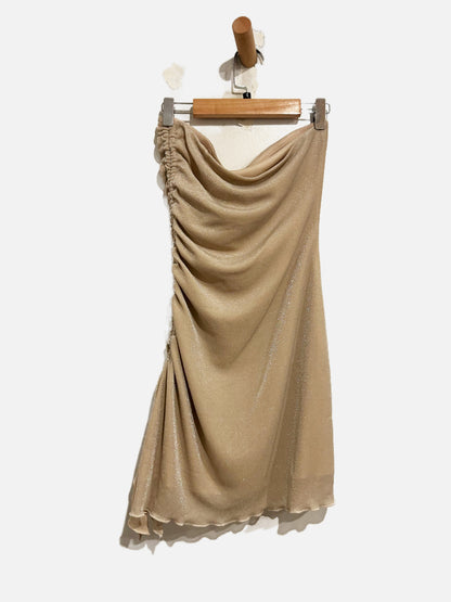 Princess Polly Donelli Mini Dress in Champagne - 4