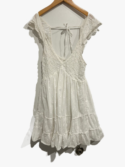 Urban Outfitters Malta Flutter Sleeve Mini Dress - Medium