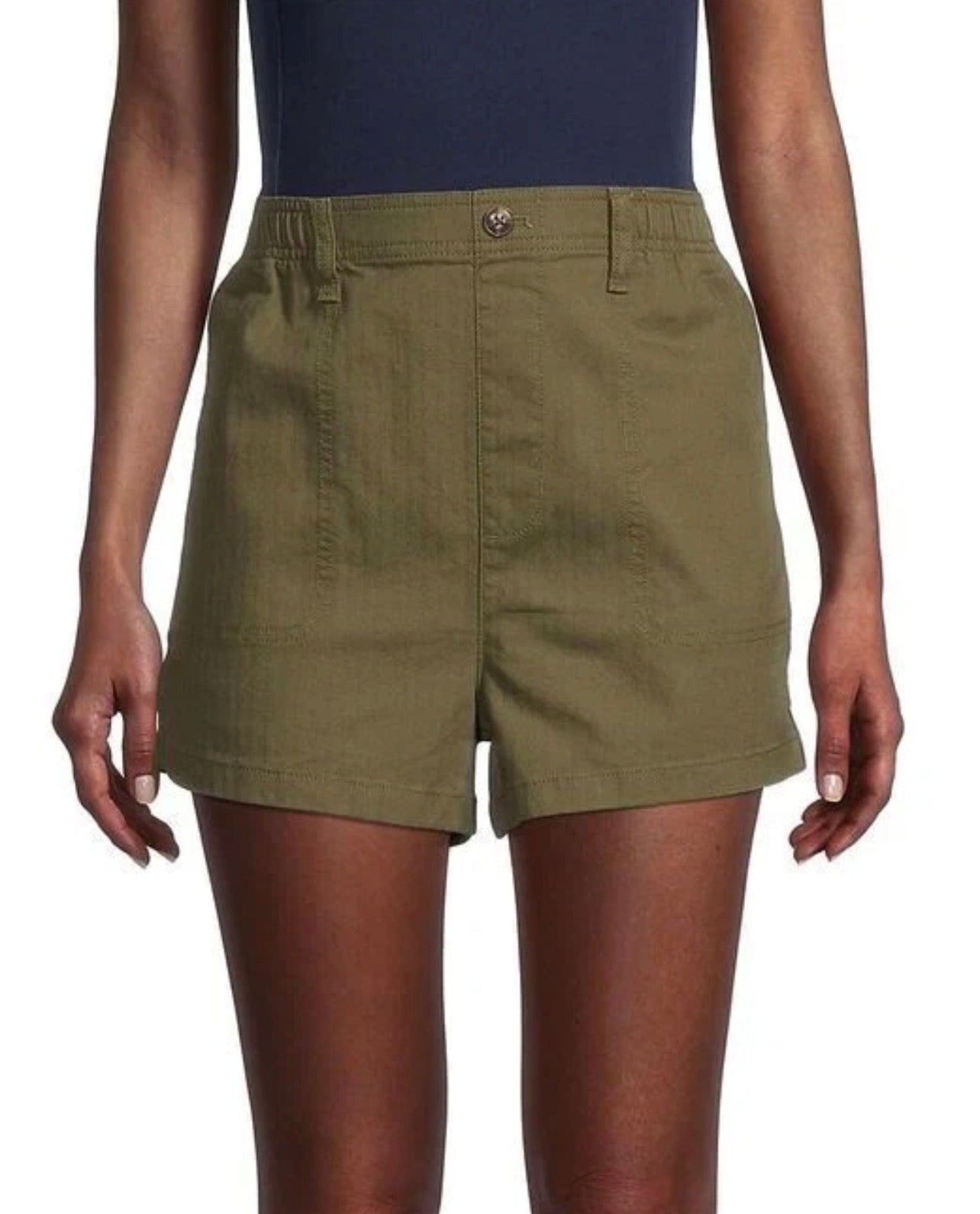 Madewell Flat Front Pull-On Camp Utility Shorts - Medium