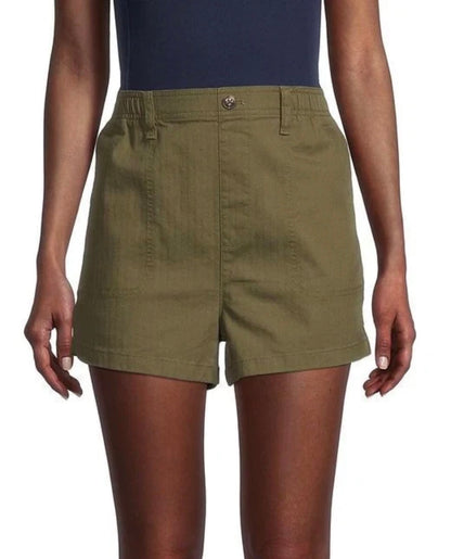 Madewell Flat Front Pull-On Camp Utility Shorts - Medium