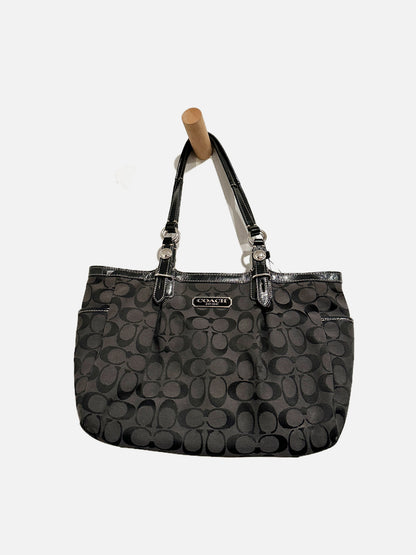 Coach Black Monogram Bag