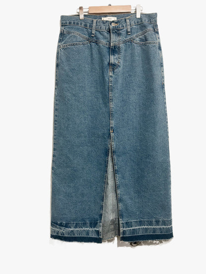 MNG Denim Maxi Skirt - Large