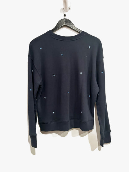 Rails Ramona Embroidered Crewneck Sweatshirt in Lucky Stars - Medium