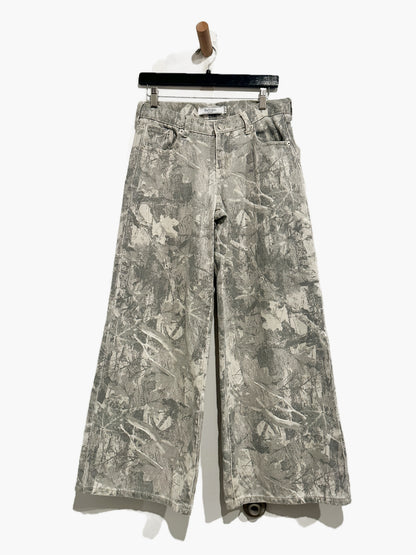 Refrain Camo Wide Leg Jeans - 27