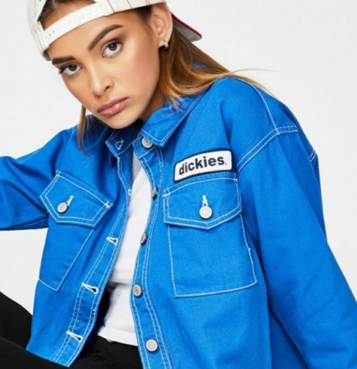 Dickie’s Blue Cropped Jacket - XL
