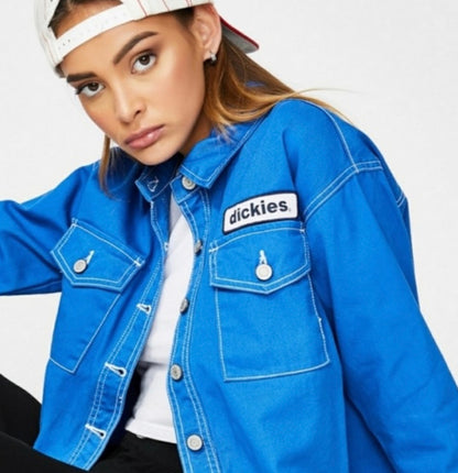 Dickie’s Blue Cropped Jacket - XL